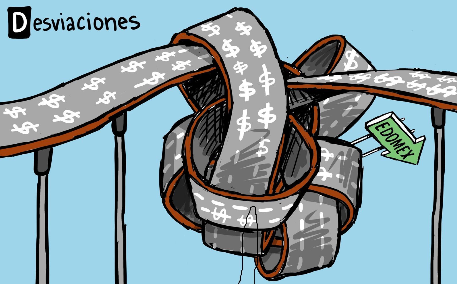 El cartón de Alarcón: Desviaciones