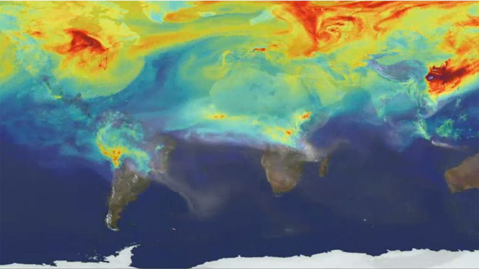 Gases de efecto invernadero alcanzaron nivel récord en marzo Gases de efecto invernadero alcanzaron nivel récord en marzo