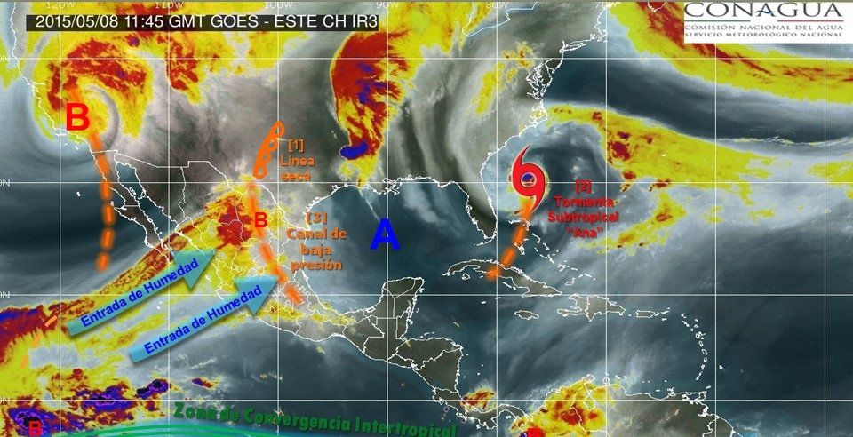 Tormentas fuertes y caída de granizo para la tarde-noche Tormentas fuertes y caída de granizo para la tarde-noche