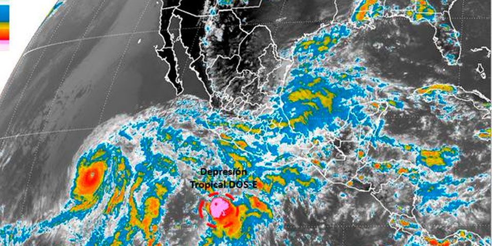 Se forma depresión tropical en Pacífico Mexicano Se forma depresión tropical en Pacífico Mexicano
