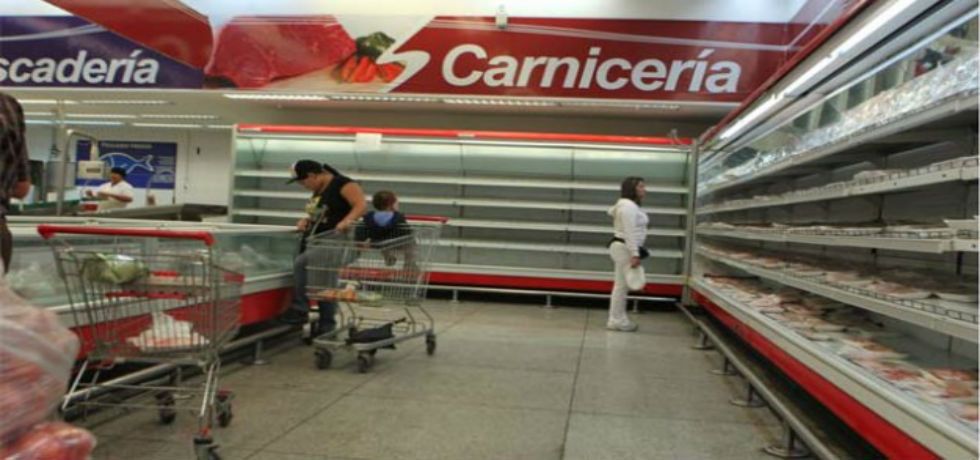 Se agotan las reservas de alimentos en Venezuela