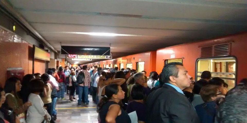 Falla en Línea 3 del Metro