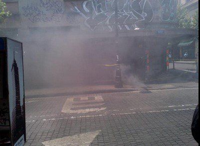 Explota mufa en el Centro Histórico