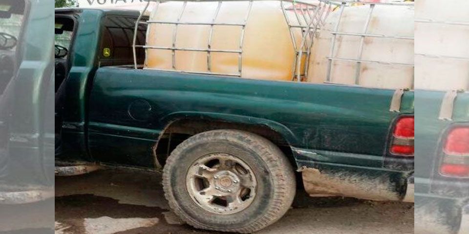 Aseguran más de cinco mil litros de gasolina robada en Tamaulipas