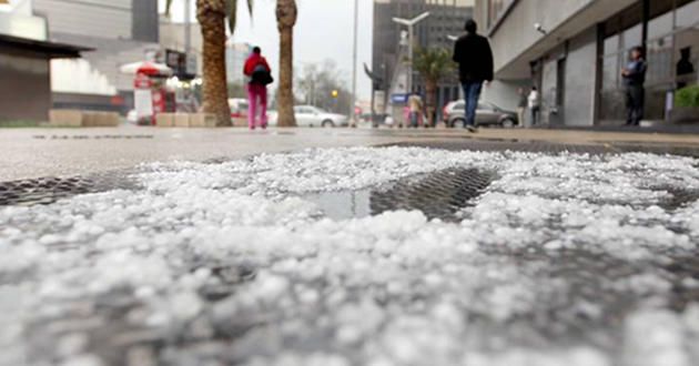 Pronostican granizo y lluvias en casi todo el país
