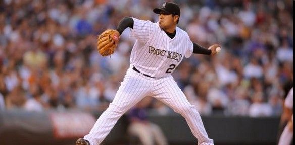 Jorge de la Rosa alcanza los 774 ponches con los Rockies