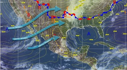 Se esperan lluvias en casi todo el país