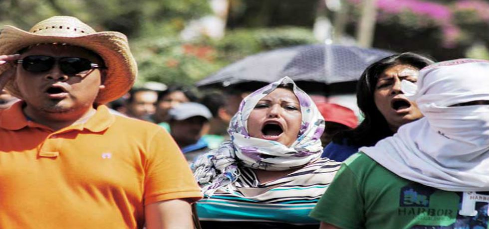 Marcha por Ayotzinapa advierte que no habrá elecciones en Guerrero