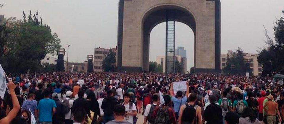 Marchan por legalización de la mariguana