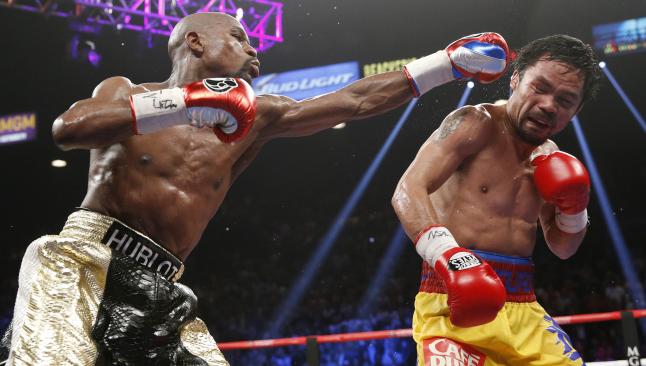 Pacquiao se retiraría del boxeo en 2016 - mayweather_pacquiao_ap