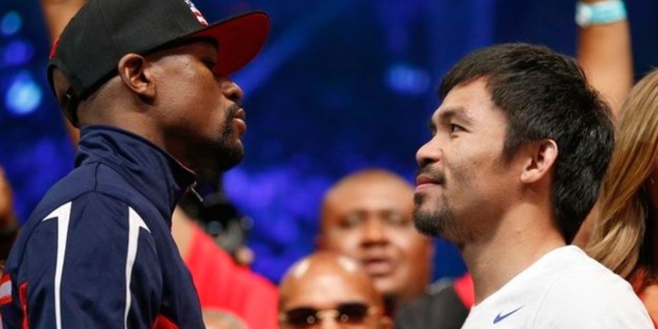 Se realiza pesaje para Mayweather vs Pacquiao Se realiza pesaje para Mayweather vs Pacquiao
