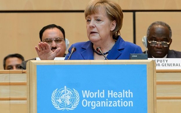 Merkel propone plan de protección mundial para emergencias