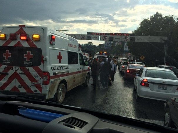 Carambola en la Autopista México-Toluca