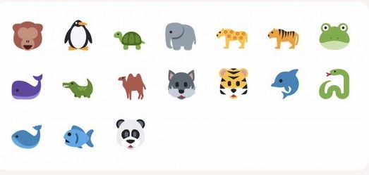 Emojis para salvar a especies en peligro de extinción