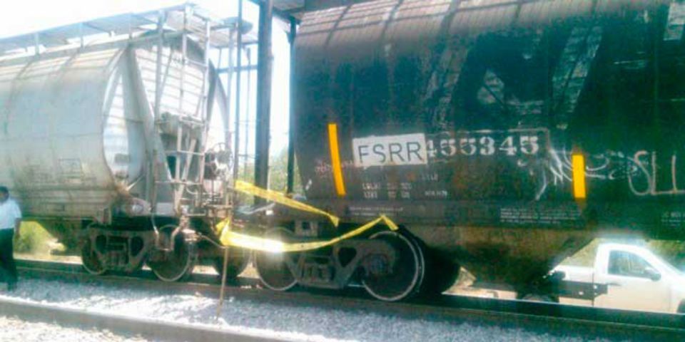 Encuentran restos humanos en tren de SLP Encuentran restos humanos en tren de SLP