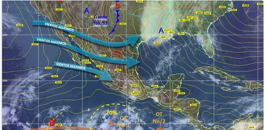 Se esperan lluvias en gran parte del país Se esperan lluvias en gran parte del país