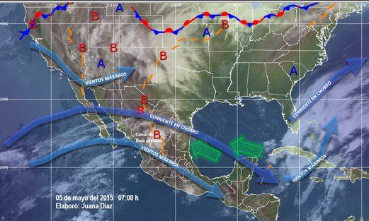 Persistirán las lluvias en gran parte del país