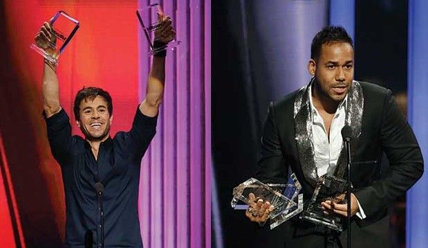 Romeo Santos y Enrique Iglesias máximos ganadores en los Billboard latinos
