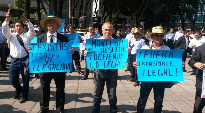 Se va a despolitizar manifestación de taxistas: SEMOVI