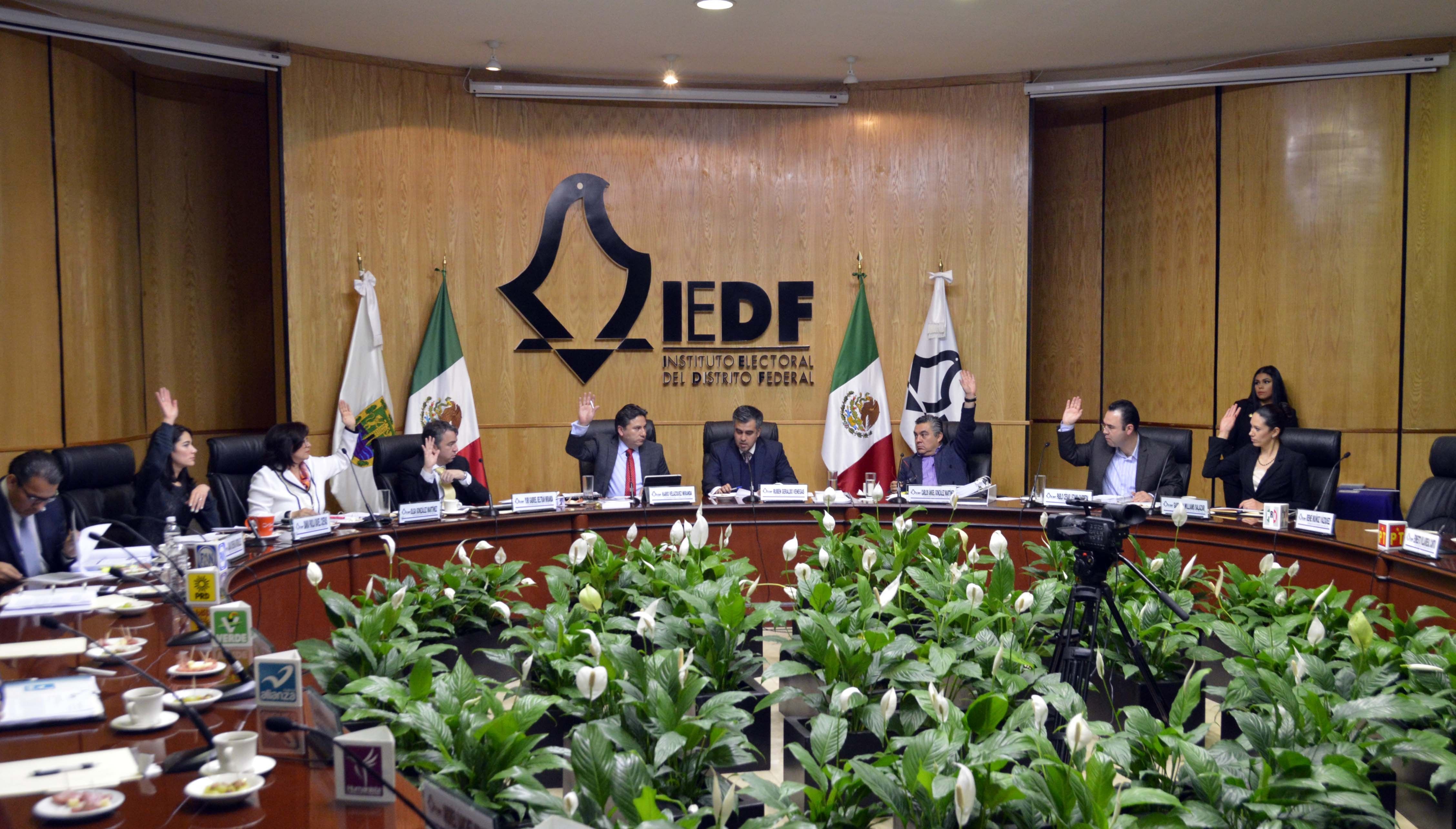 Asegura IEDF vigilancia total de las elecciones