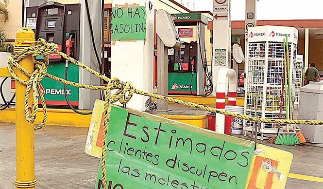 Gasolinerías de Oaxaca tienen pérdidas por 120 mdp