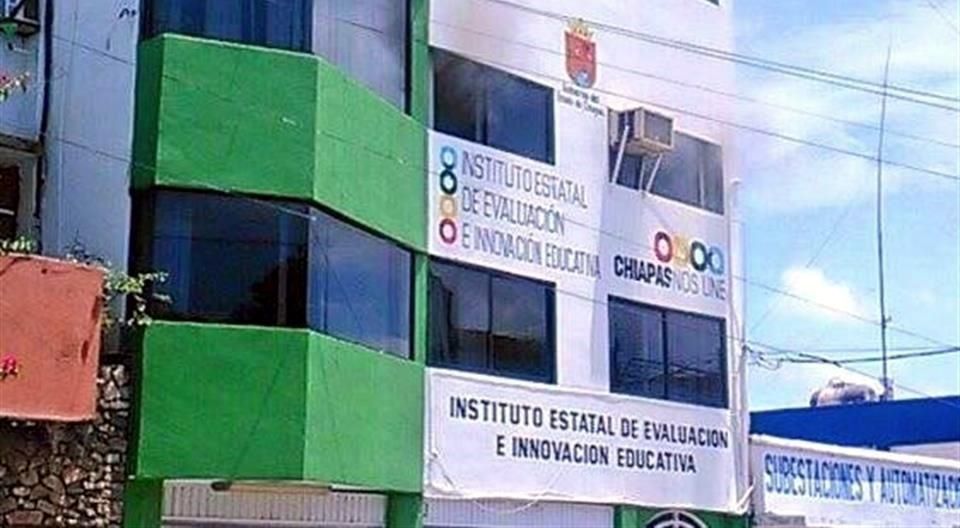 Atacan edificio de Ineval en Chiapas