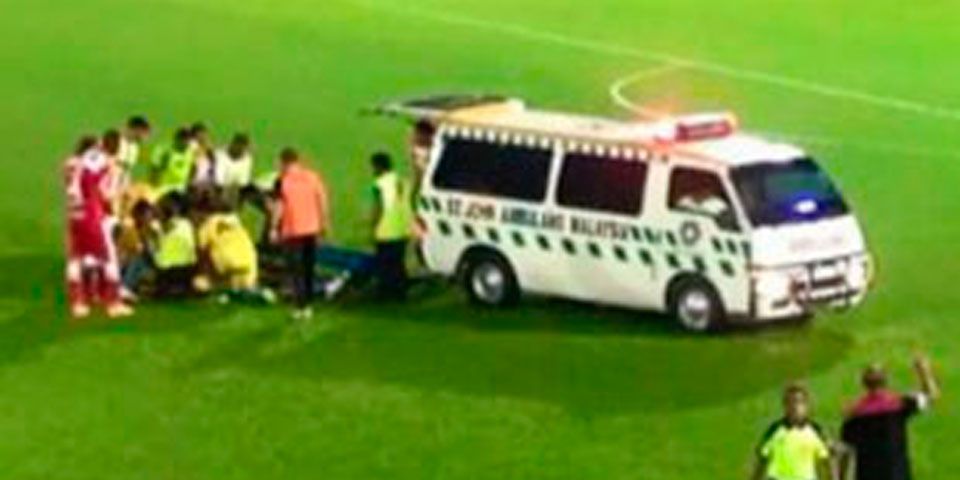 Muere futbolista nigeriano a medio partido