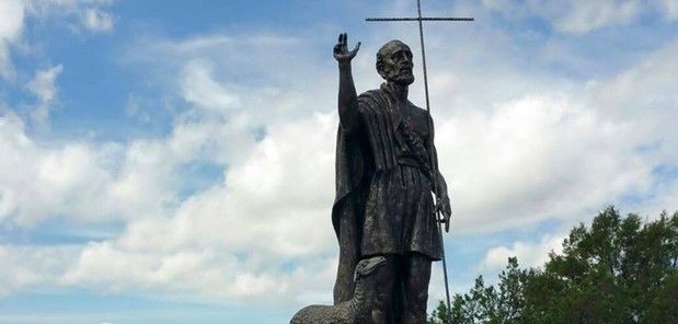 Develan estatua de 700 mil pesos en Tlaxcala