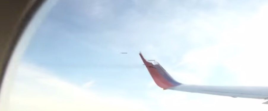 Falso el video del choque entre un dron y un avión