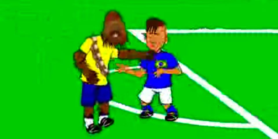 Video: animación parodia pleito entre Neymar y Bacca