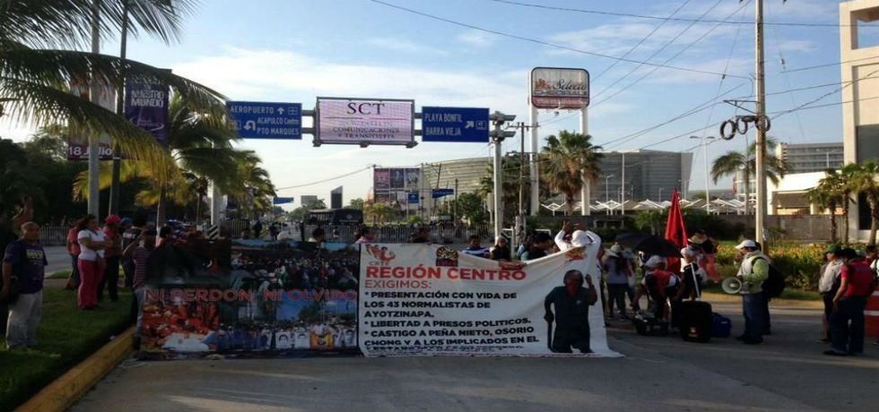 CETEG retira bloqueo en Acapulco