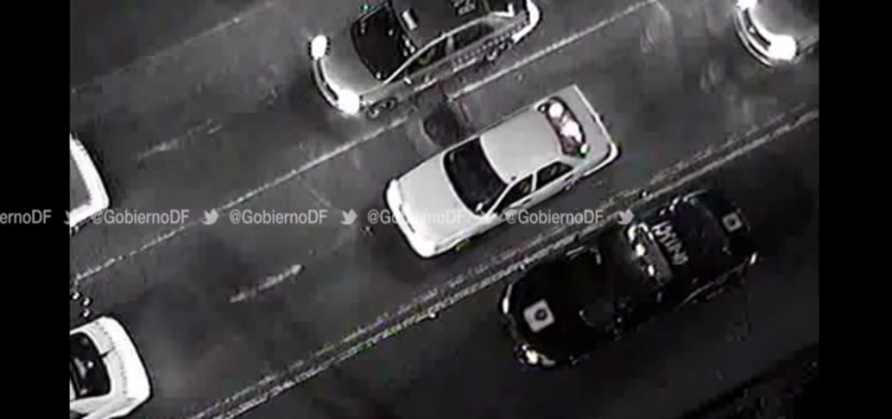 Video: persecución por robo de vehículo en la Cuauhtémoc