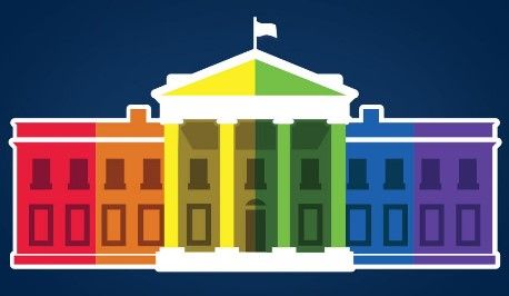 La Casa Blanca se pinta con los colores de la bandera LGBT