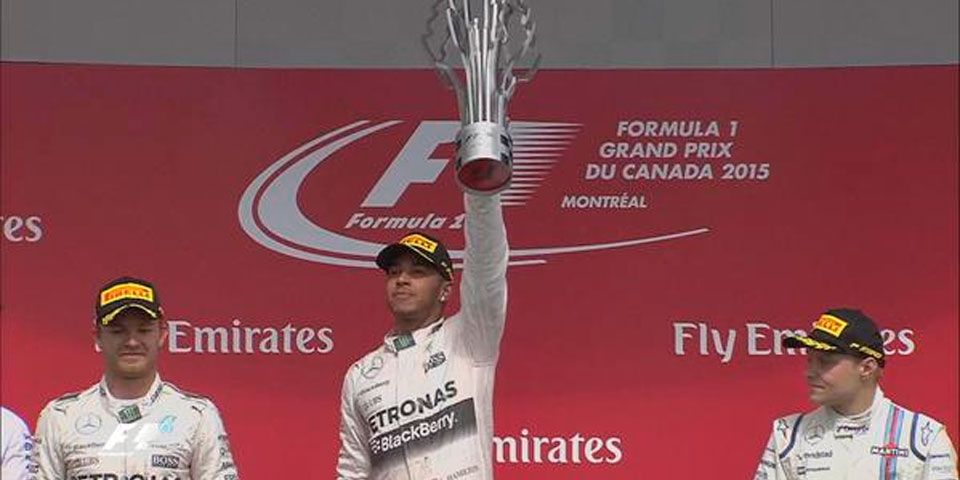 Hamilton gana Gran Premio de Canadá Hamilton gana Gran Premio de Canadá