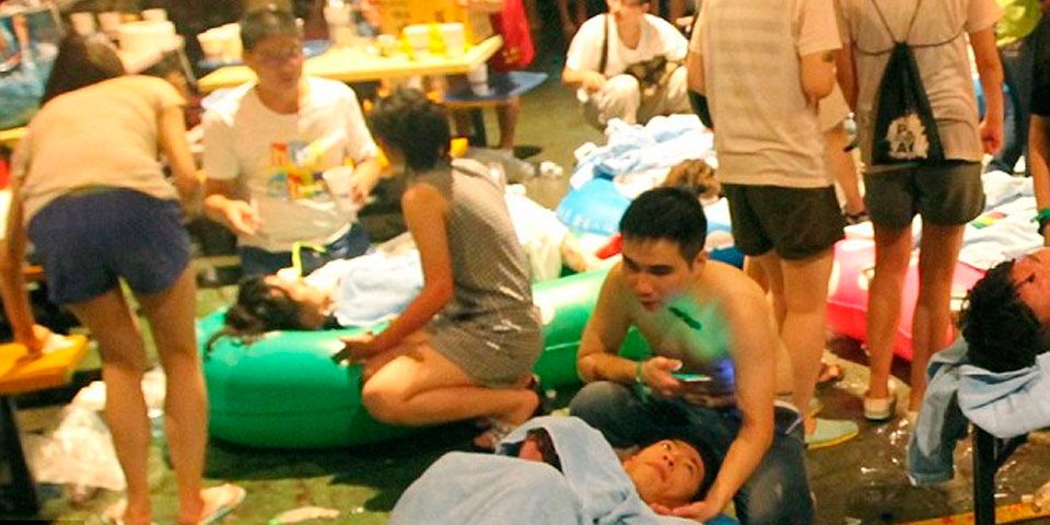 Ya son más de 500 heridos por incendio en Taiwan