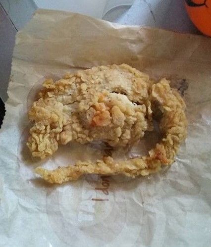 Supuesta rata frita de KFC sorprende en redes sociales Supuesta rata frita de KFC sorprende en redes sociales