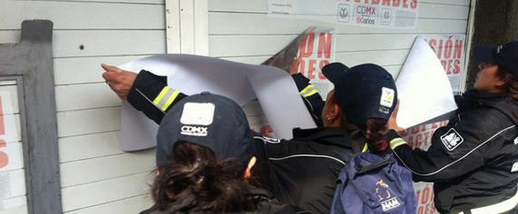 Clausuran locales comerciales del Centro por robo de celulares