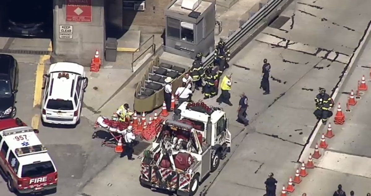 Choque de autobuses en Nueva York deja 18 heridos Choque de autobuses en Nueva York deja 18 heridos