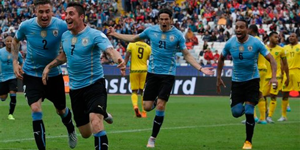 Uruguay vence con lo justo a Jamaica