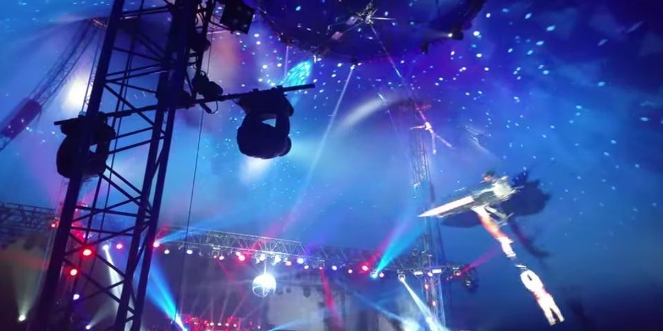 Acróbata del Circo Hermanos Vázquez se accidenta en Houston Acróbata del Circo Hermanos Vázquez se accidenta en Houston