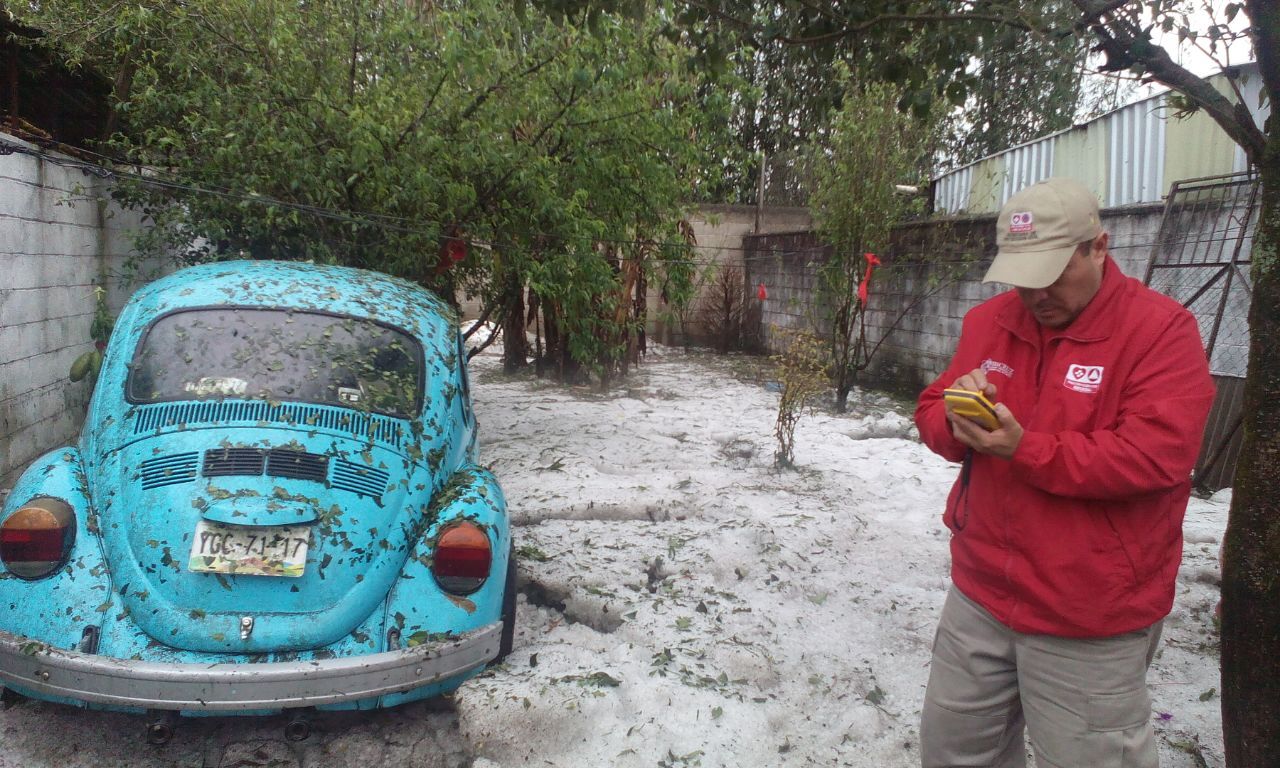 Declaran emergencia en municipios de Veracruz por granizada