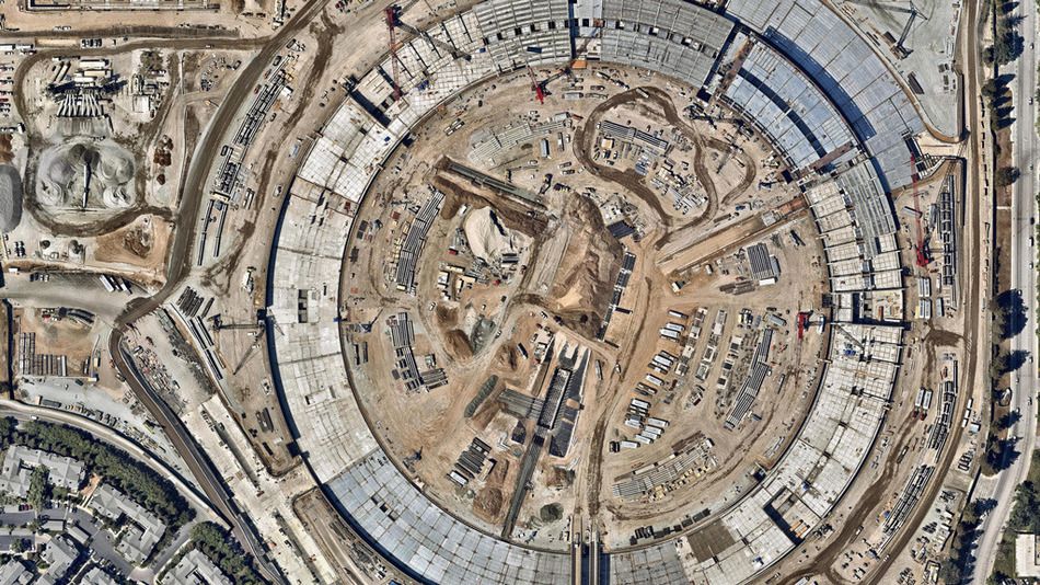 Imágenes de la construcción del Campus 2 de Apple Imágenes de la construcción del Campus 2 de Apple