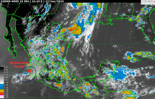 Carlos se degrada a baja presión remanente