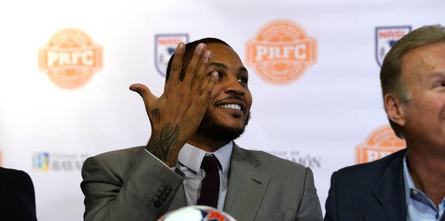 Carmelo Anthony crea equipo futbol en Puerto Rico