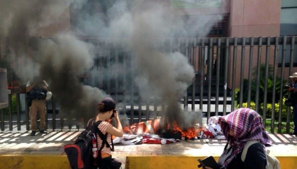 CETEG vandaliza Congreso de Guerrero