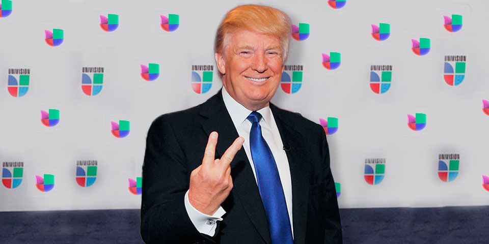 Univision finaliza relación con Donald Trump