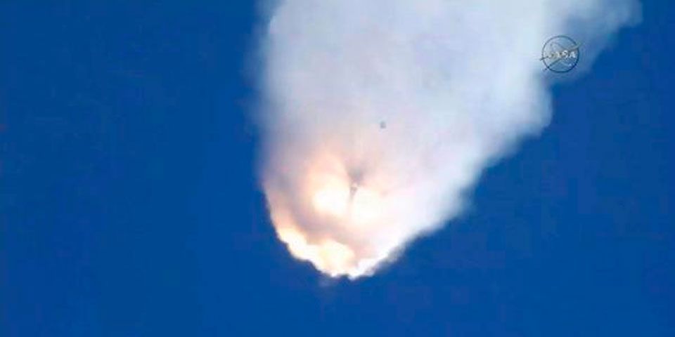 Estalla cohete no tripulado de SpaceX