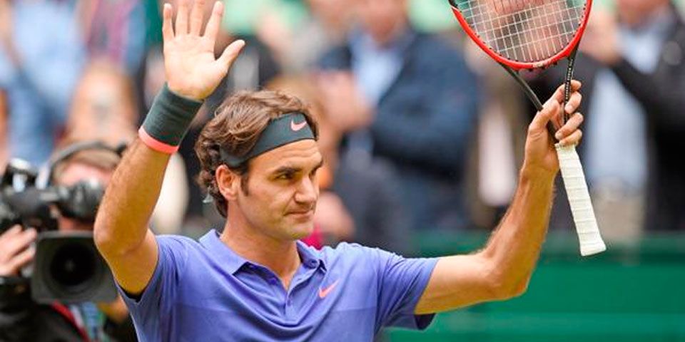 Federer avanza a la final del torneo de Halle
