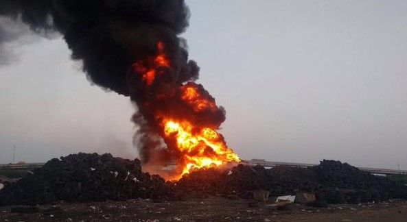 Se incendia el Bordo de Xochiaca