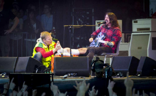 Foo Fighters cancela gira por fractura de Dave Grohl Foo Fighters cancela gira por fractura de Dave Grohl